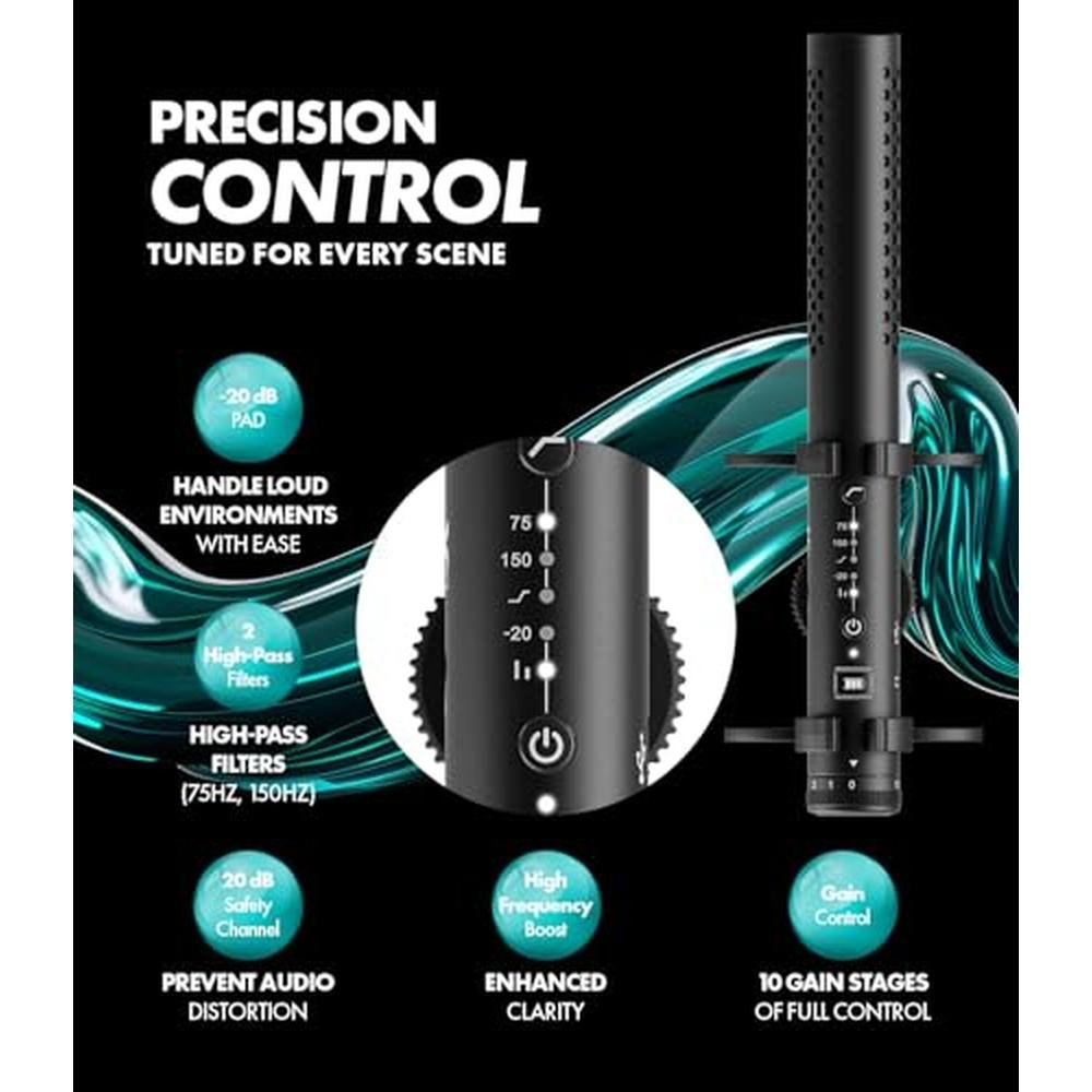 Microphone Movo: Movo X1 Supercardioid Shotgun Microphone – In Use