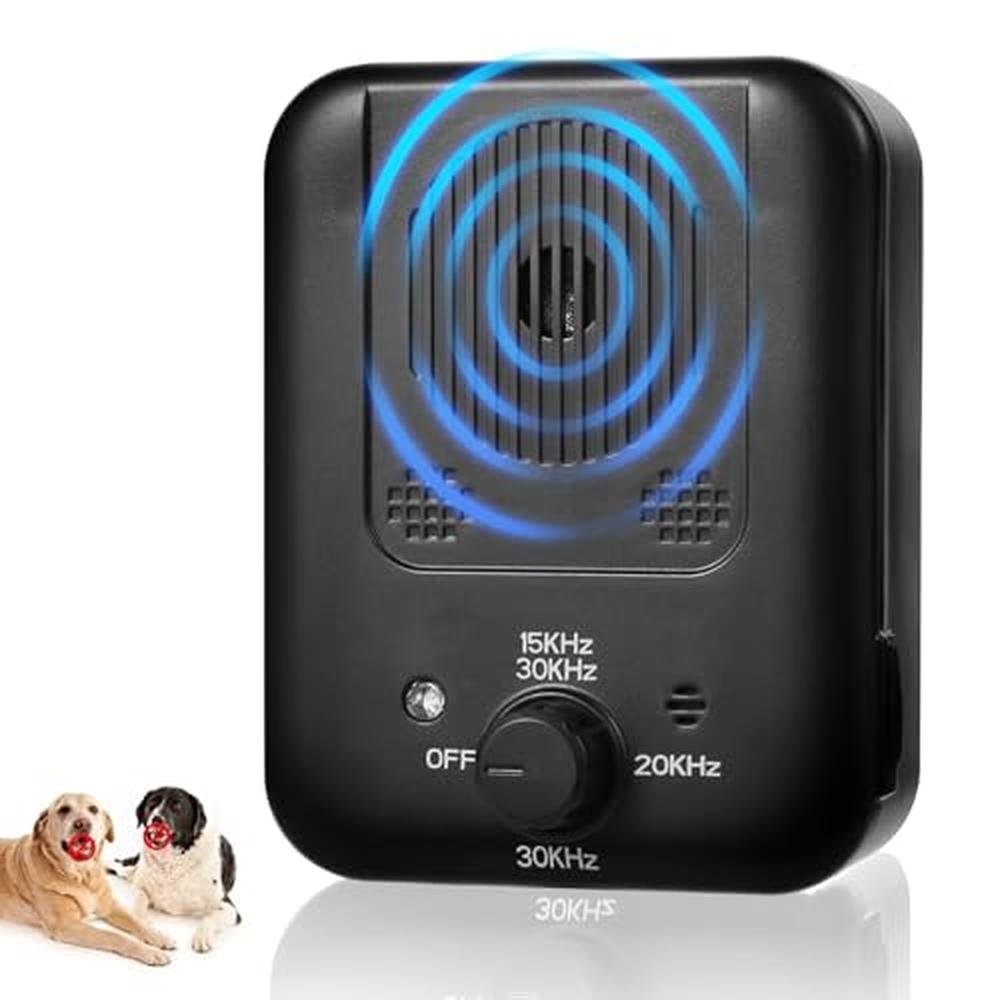 Barking Dog: MOXIAOYAN Ultrasonic Anti Barking Device – Front View