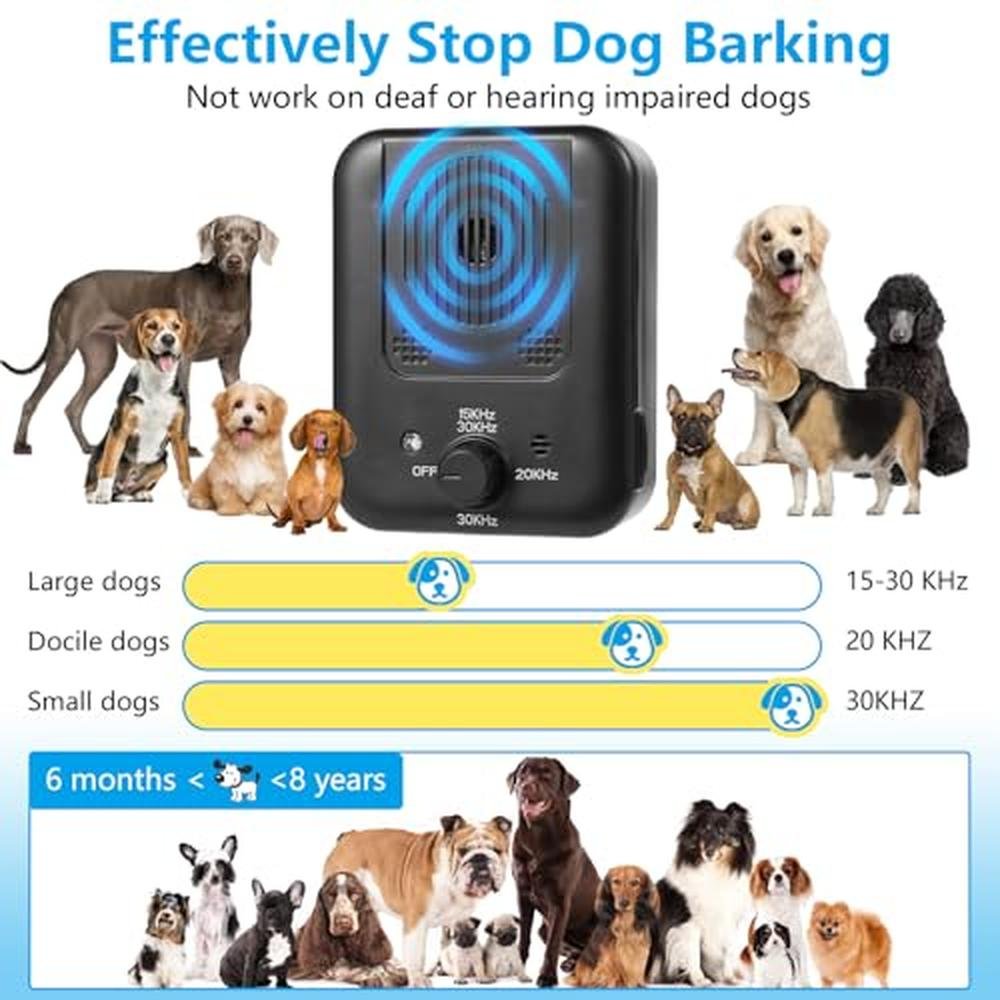 Barking Dog: MOXIAOYAN Ultrasonic Anti Barking Device – Side View