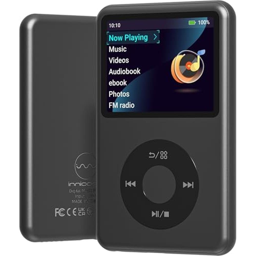 MP3 Player with Bluetooth 128GB Portable Music Digital – Front View