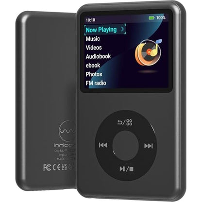 MP3 Player with Bluetooth 128GB Portable Music Digital – Front View