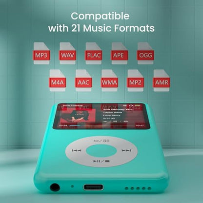 MP3 Player: INNIOASIS Y1 Bluetooth Black 128GB – In Use