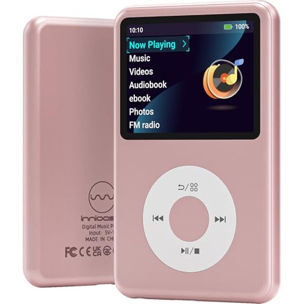 MP3 Player: Y1 Portable Music Digital Player with Bluetooth – Front View