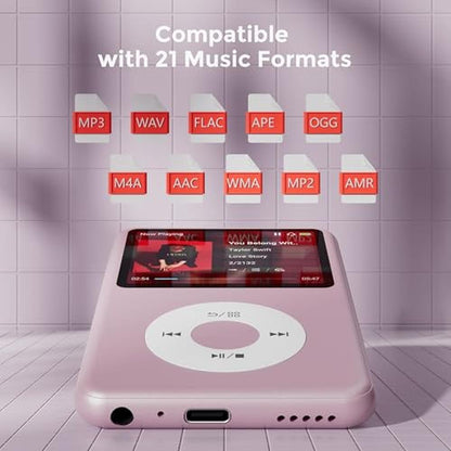 MP3 Player: Y1 Portable Music Digital Player with Bluetooth – In Use