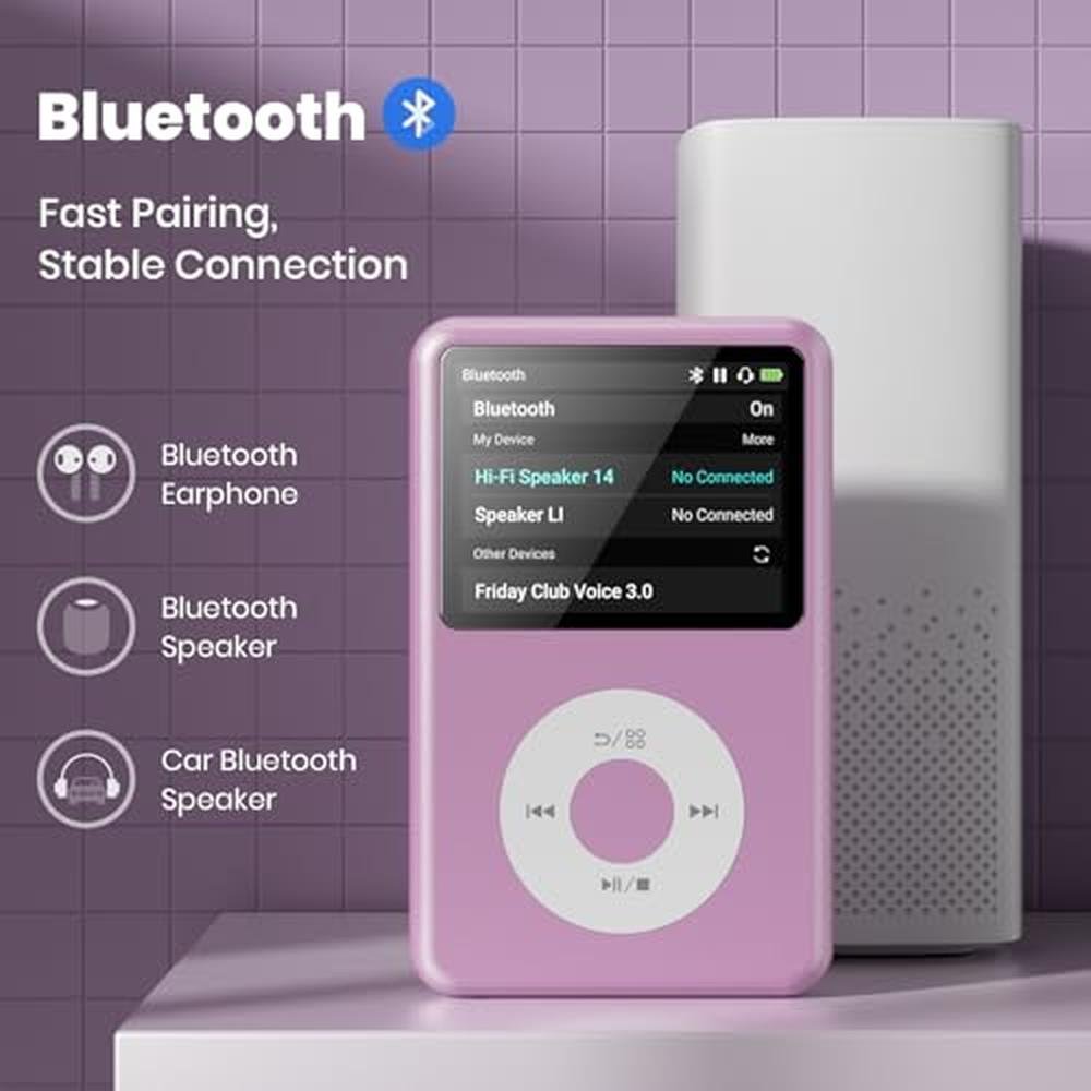 MP3 Player: Y1 Portable Music Digital Player with Bluetooth – Close-up Detail
