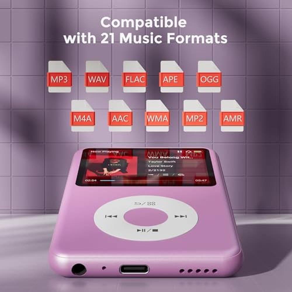 MP3 Player: Y1 Portable Music Digital Player with Bluetooth – In Use