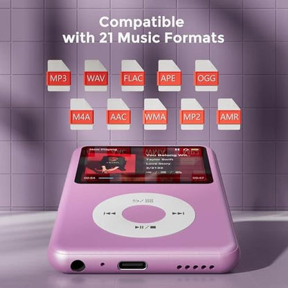 MP3 Player: Y1 Portable Music Digital Player with Bluetooth – In Use