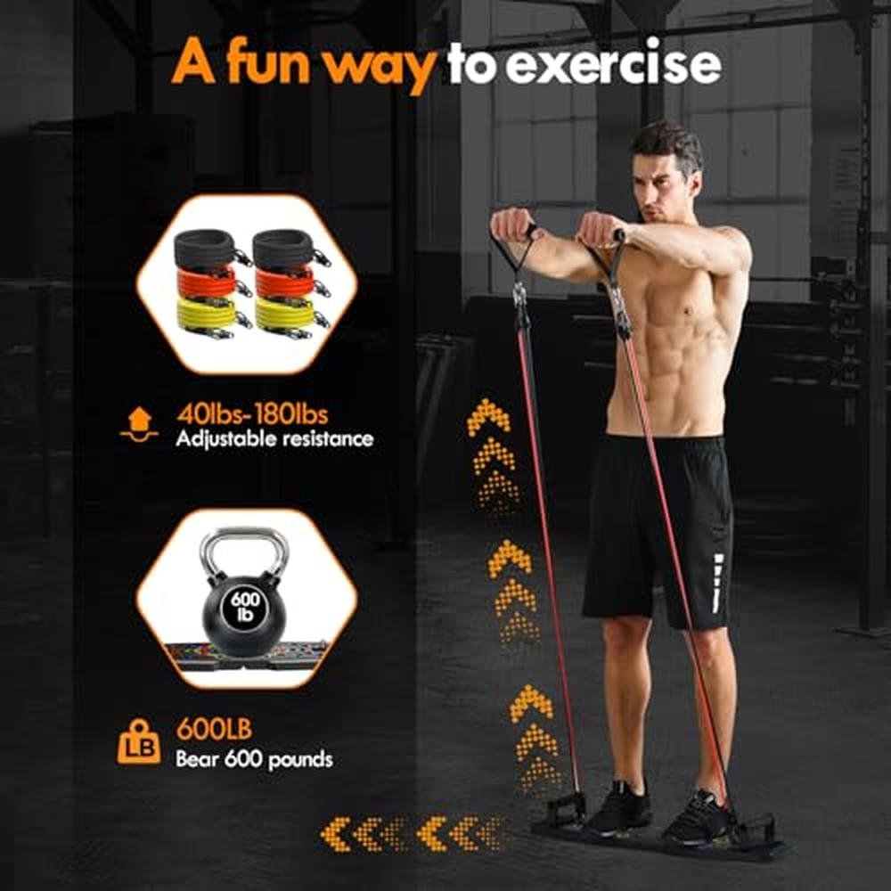 Home Gym Equipment: MQRW Push Up Board Portable Exercise – Close-up Detail