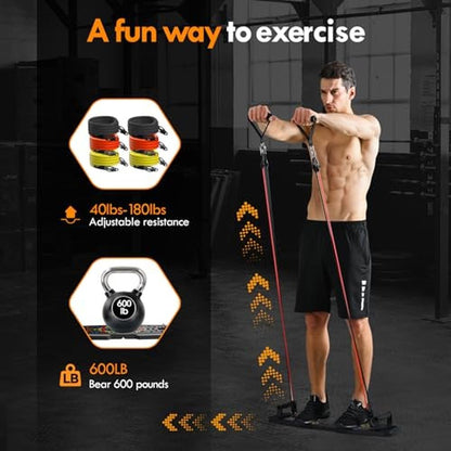 Home Gym Equipment: MQRW Push Up Board Portable Exercise – Close-up Detail