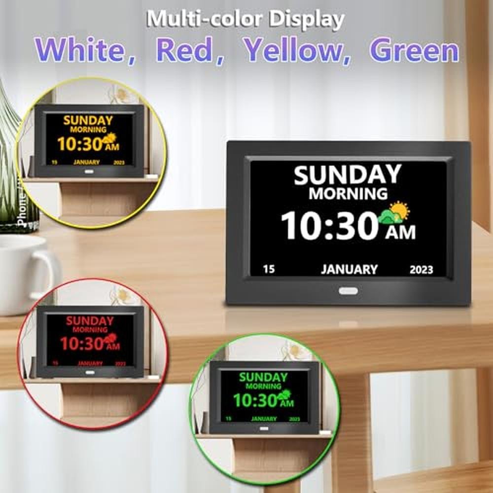 Clock Large: MRCHYDZ 10 Inch Digital Clock with Day and Date – Packaging
