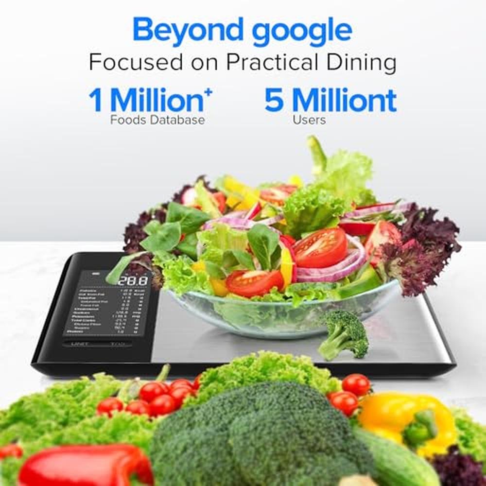 Weight Food Scale: Smart Kitchen Scale with Nutritional – Close-up Detail