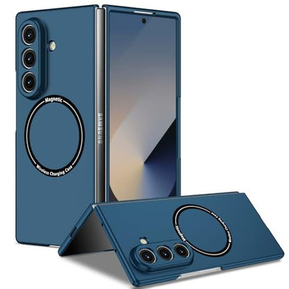 Case Galaxy Z Fold 7: MRRSIWEI Luxury Magnetic Shockproof – Front View