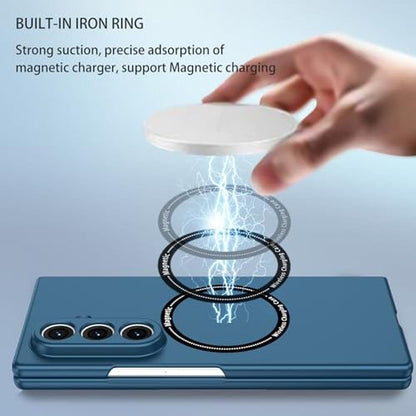 Case Galaxy Z Fold 7: MRRSIWEI Luxury Magnetic Shockproof – Close-up Detail