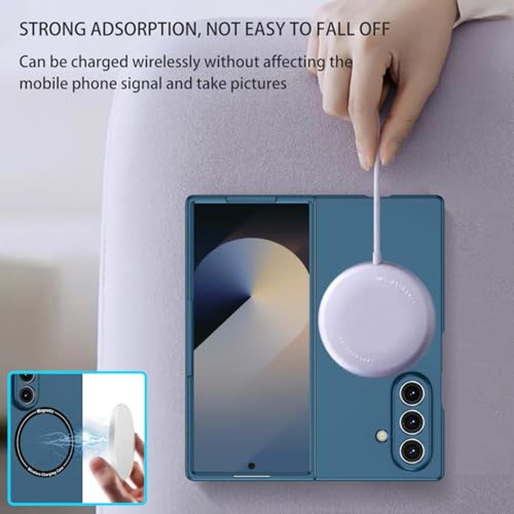 Case Galaxy Z Fold 7: MRRSIWEI Luxury Magnetic Shockproof – In Use