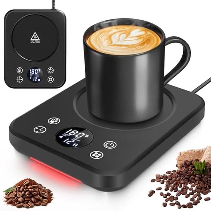 Warmer Coffee: Mug Warmer Coffee Cup Warmer for Desk with – Front View
