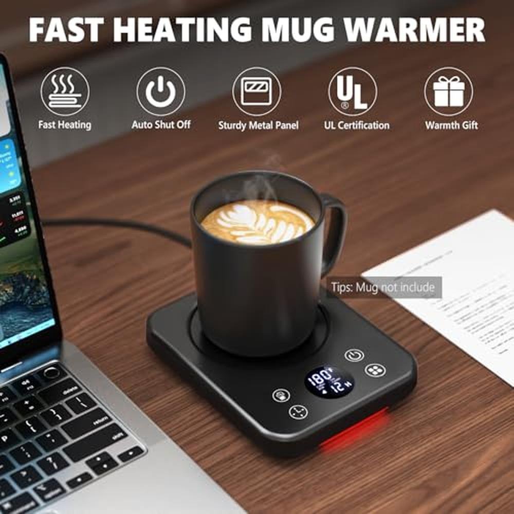 Warmer Coffee: Mug Warmer Coffee Cup Warmer for Desk with – Side View