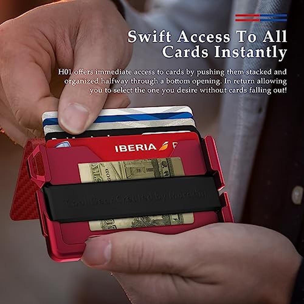 Wallet Muradin: MURADIN Tactical Minimalist Wallet for Men – In Use