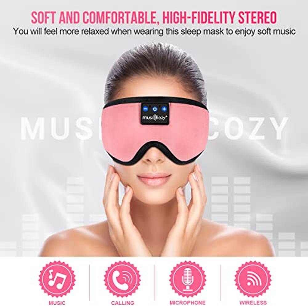 Musicozy Sleep Headphones: MUSICOZY Bluetooth 5.4 Headband – Side View