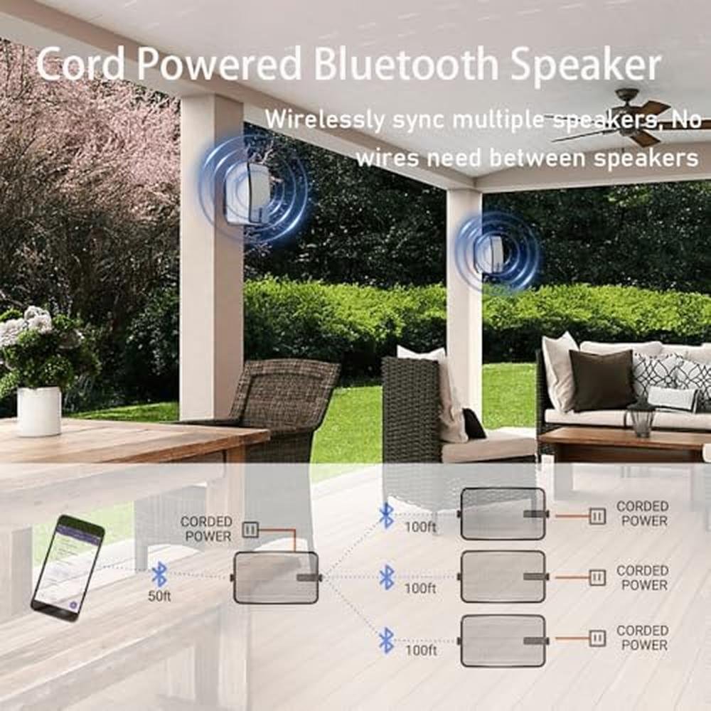 Speakers MWAU: MWAU Outdoor Bluetooth 400w – Side View