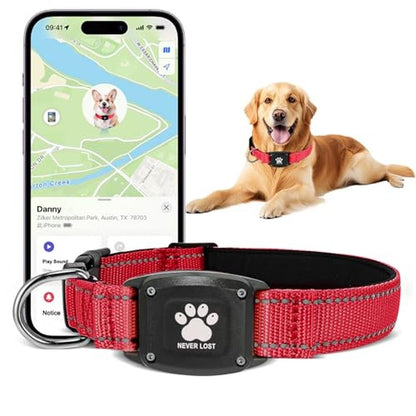 Best GPS Dog Collar Tracker with No Monthly Fees – Front View