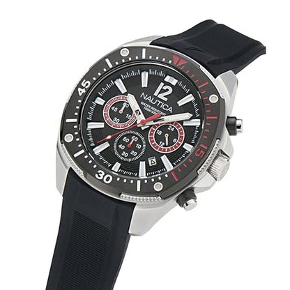 Nautica NCT Blue Sail: Nautica NCT Sea Dive Watch – Side View