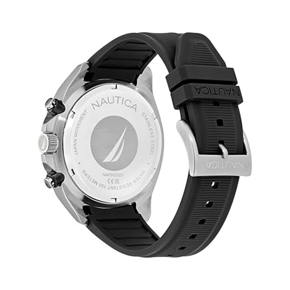 Nautica NCT Blue Sail: Nautica NCT Sea Dive Watch – Close-up Detail