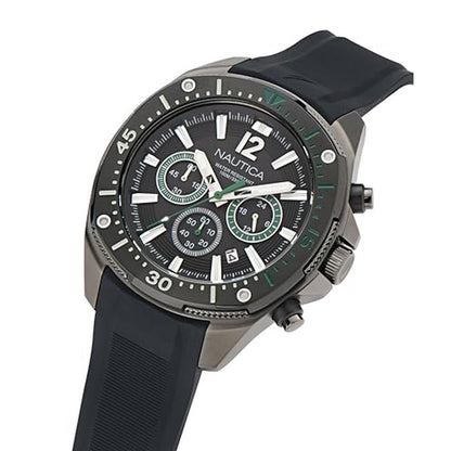 Nautica NCT Blue Sail: Luxury Silicone Watch – Side View