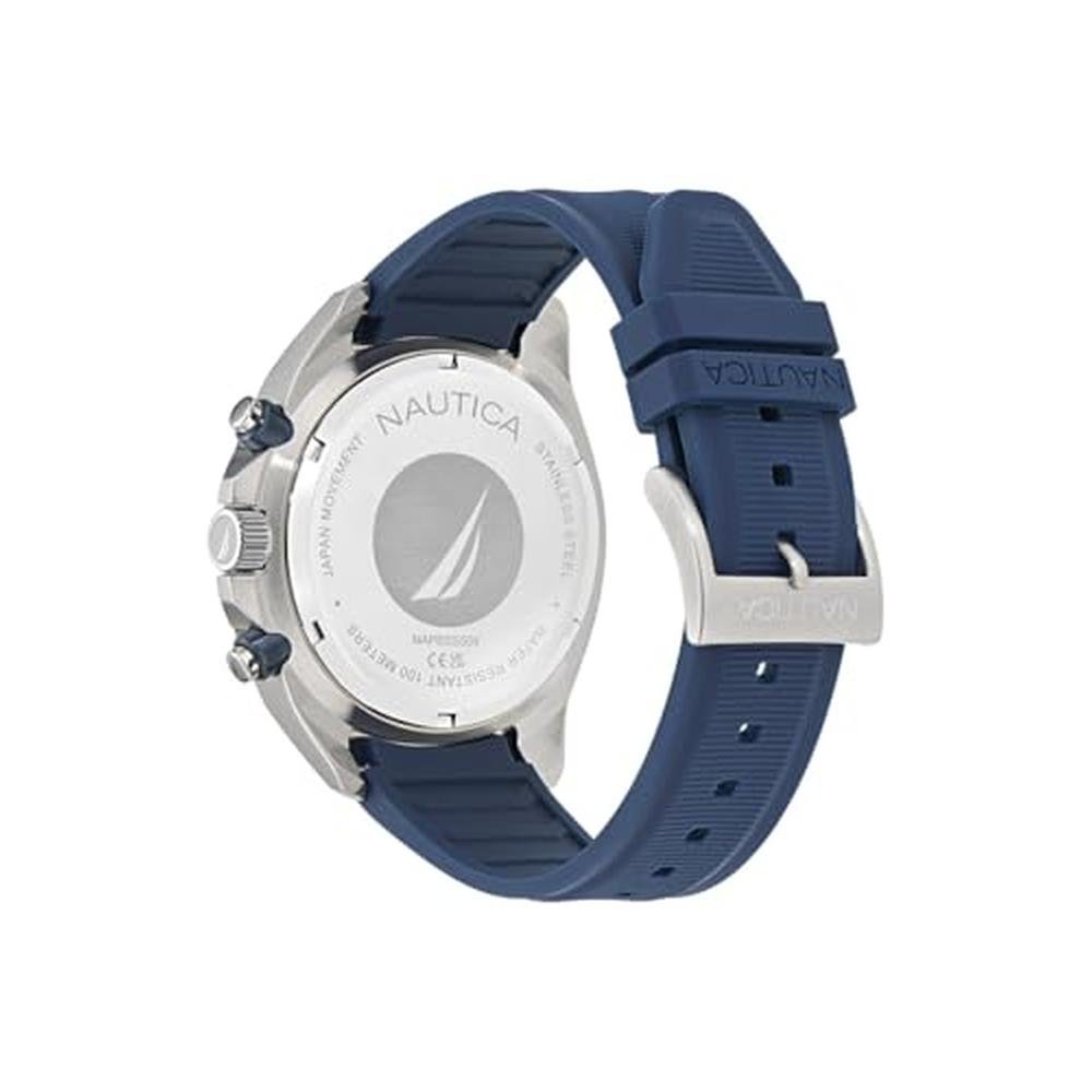Nautica NCT Blue Sail: Nautica NCT 400 Windrose Watch – Close-up Detail