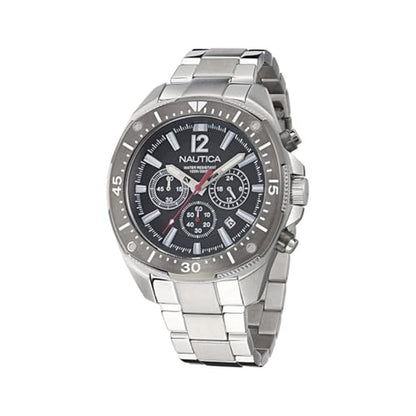 Nautica NCT Blue Sail: Stainless Steel Watch – Front View