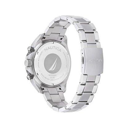 Nautica NCT Blue Sail: Stainless Steel Watch – Close-up Detail
