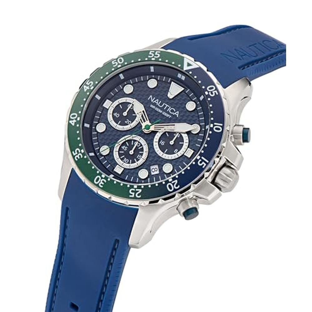 Nautica NST Chronograph Watch – Close-up Detail