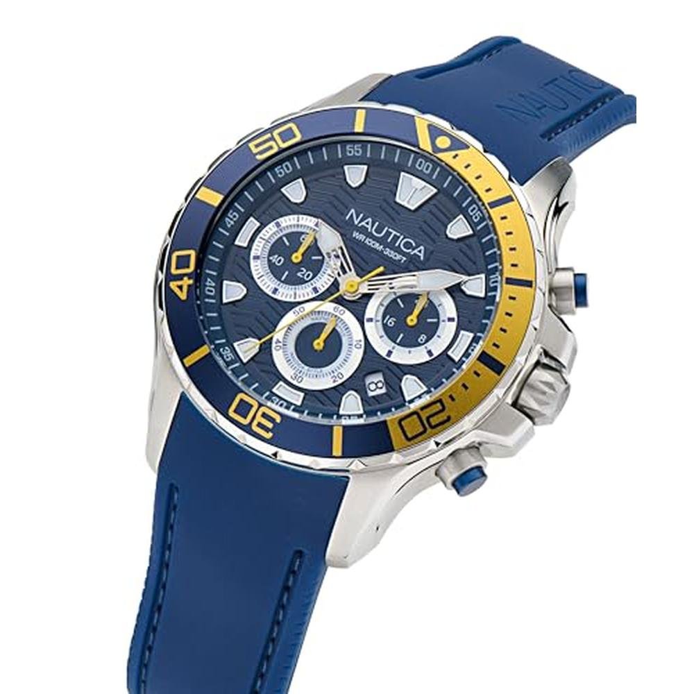 Nautica NST: Luxury Silicone Watch – Side View