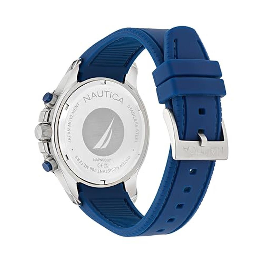 Nautica NST: Luxury Silicone Watch – Close-up Detail