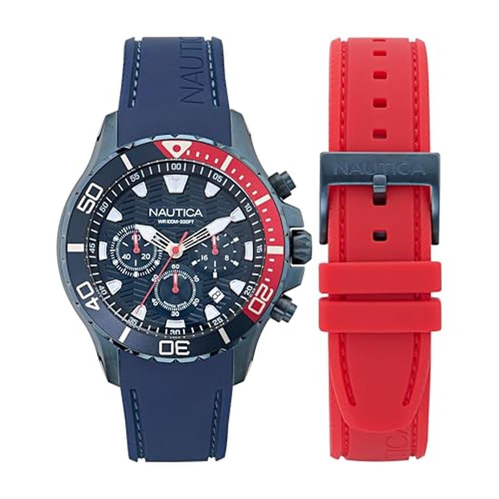 Nautica NST: Nautica NST Chronograph Watch – Front View