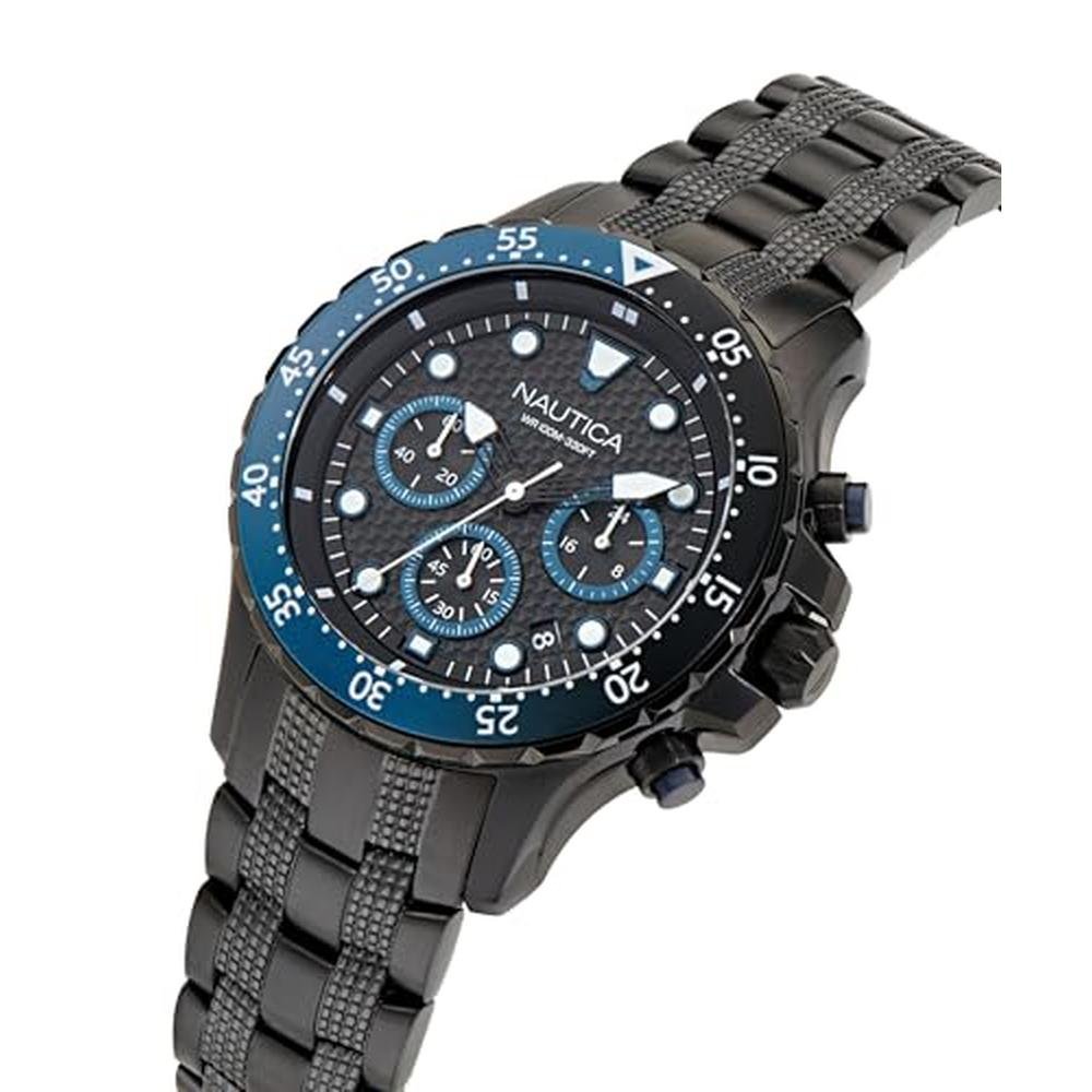 Nautica NST Chronograph Watch – Close-up Detail
