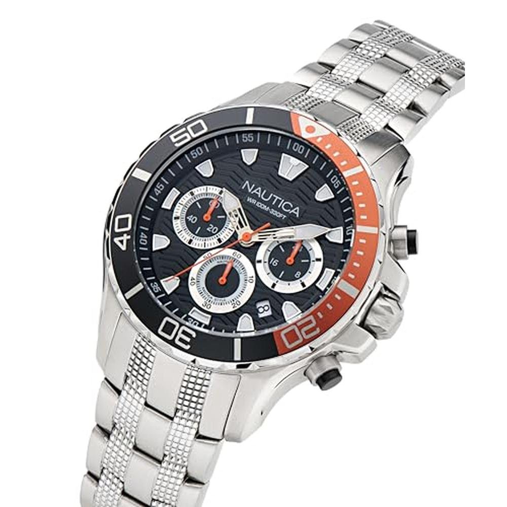 Nautica NST: Nautica NST Chronograph Watch – Side View