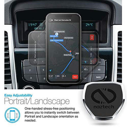 Naztech MagBuddy: Premium Car Air Vent Cell Phone Holder – In Use