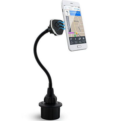 Naztech Magbuddy: Premium Car Cup Holder Cell Phone Mount – Front View
