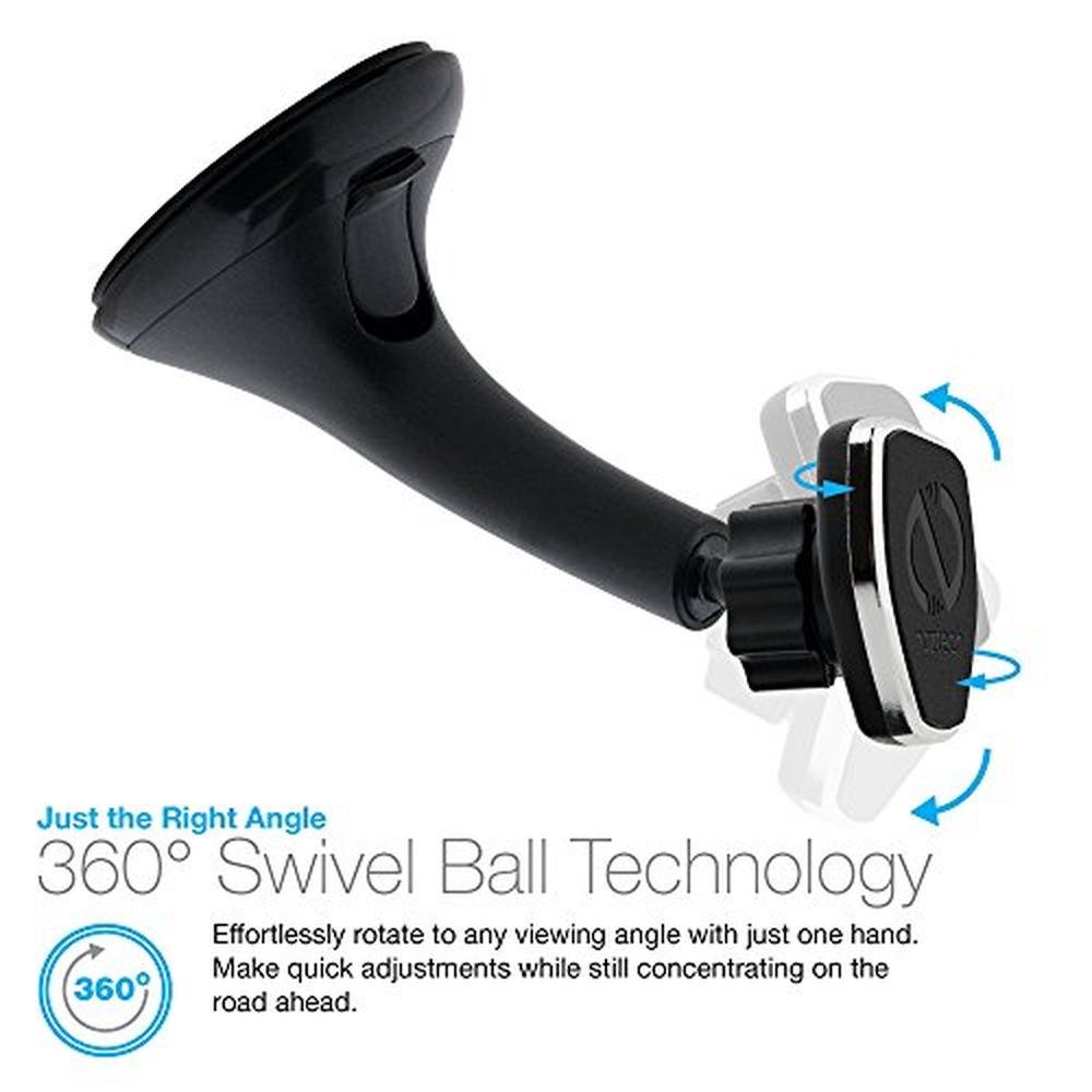 Naztech Magbuddy: Naztech Magnetic Phone Car Mount Black – In Use