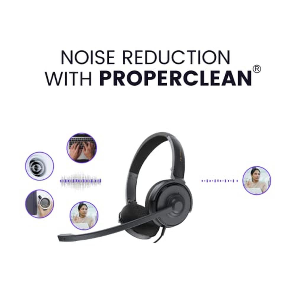 Computer Headphones: Nearity HP20 Wired On-Ear Headset with – Side View