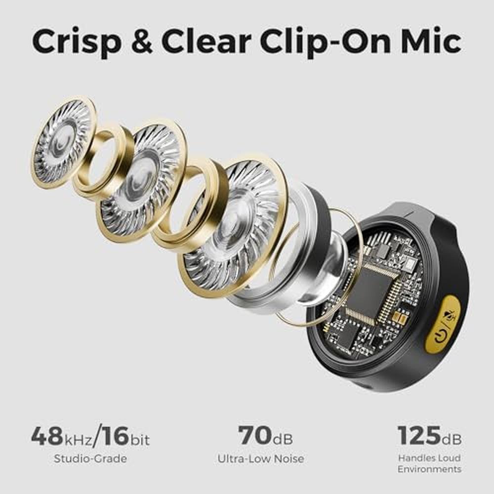 Microphone NearStream: NearStream AWM25T Wireless Lavalier – Side View