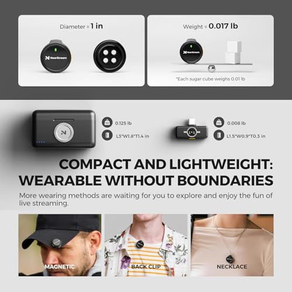 Microphone NearStream: NearStream AWM25T Wireless Lavalier – Packaging