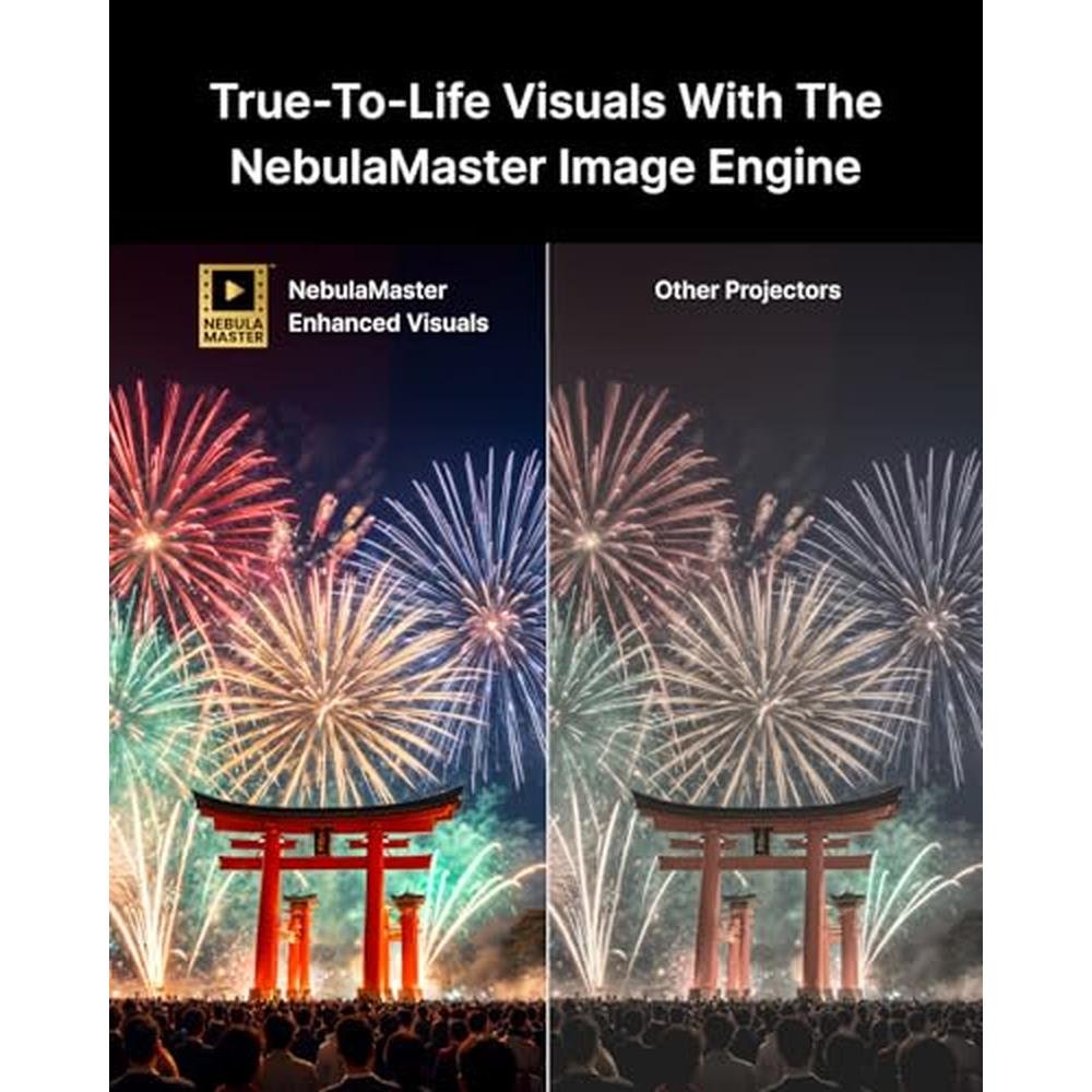 Nebula Cosmos 4K SE Smart Projector – In Use
