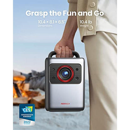 Projector Nebula: NEBULA Cosmos Laser 4K Smart Projector – In Use