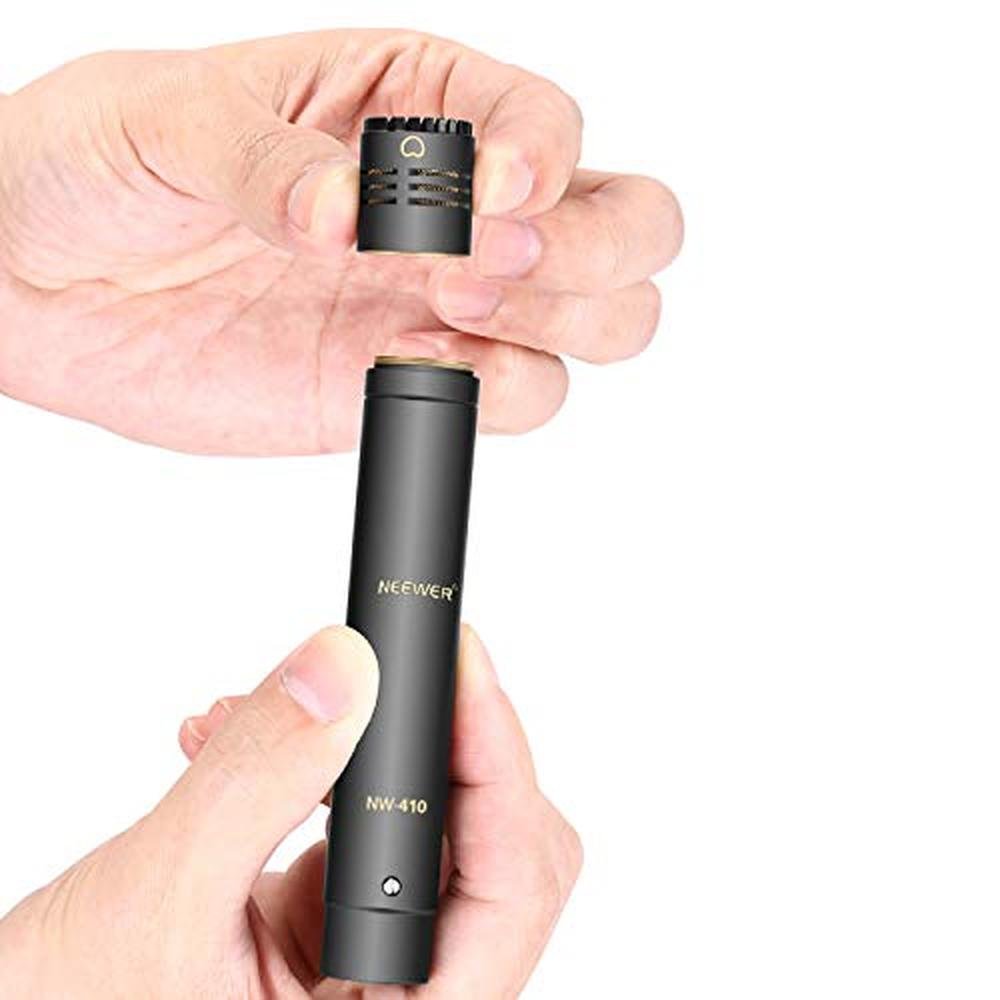 Mic Cardioid: Neewer 2-Pack Pencil Stick Condenser Mic with – Close-up Detail