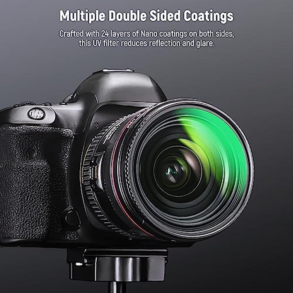 NEEWER 46mm MC UV Protection Filter 24 Layer Multi – Close-up Detail