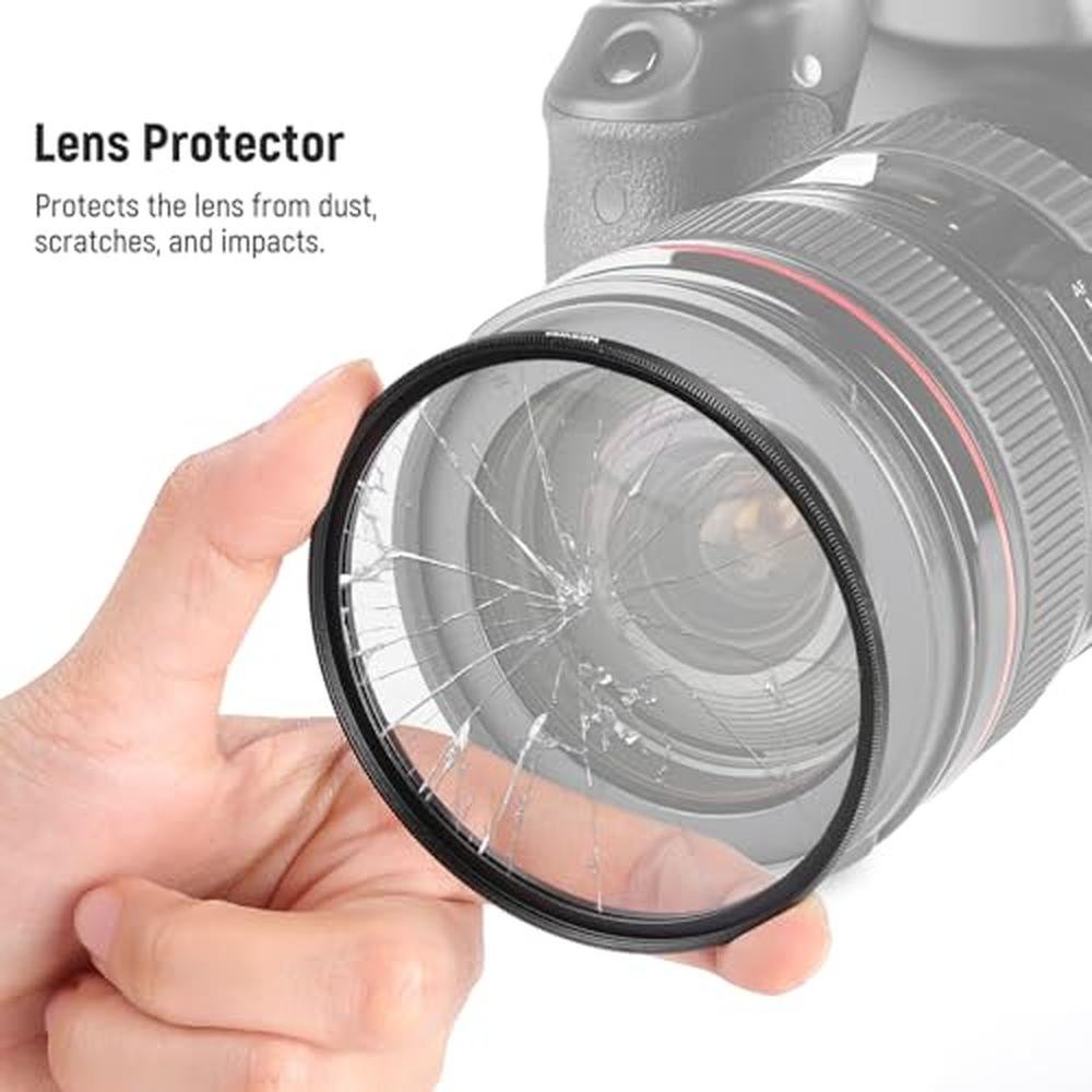 NEEWER 52mm MC UV Protection Filter with Lens Cap – Packaging