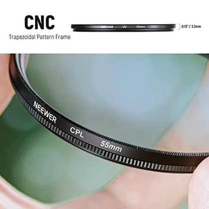 NEEWER 55mm ND Filter Kit and Lens Accessories – Packaging