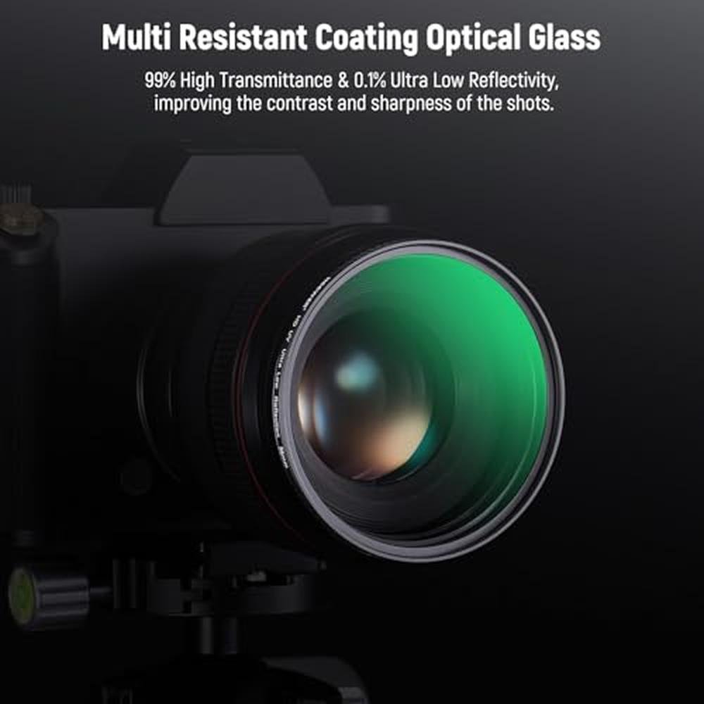 NEEWER 55mm Ultra Low Reflectivity UV Lens Filter – Packaging