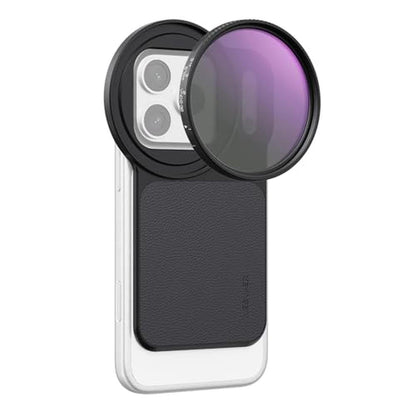 NEEWER 6.3" Magnetic Phone Lens Filter Mount Adapter – Front View